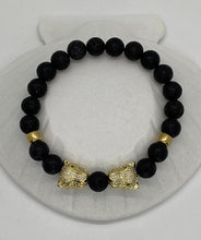 Load image into Gallery viewer, Unisex Semi Precious Stone &amp; Golden Tiger Bracelets
