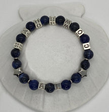 Load image into Gallery viewer, Unisex Semi Precious Stones Letters and Team Symbols Bracelets
