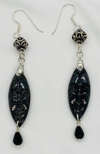 Load image into Gallery viewer, Afrocentric Ethnic Black Ceramic African Mask Ear Jewelry
