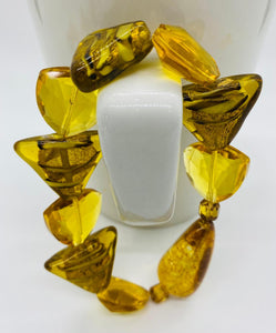 Amber Bracelet & Earrings Set