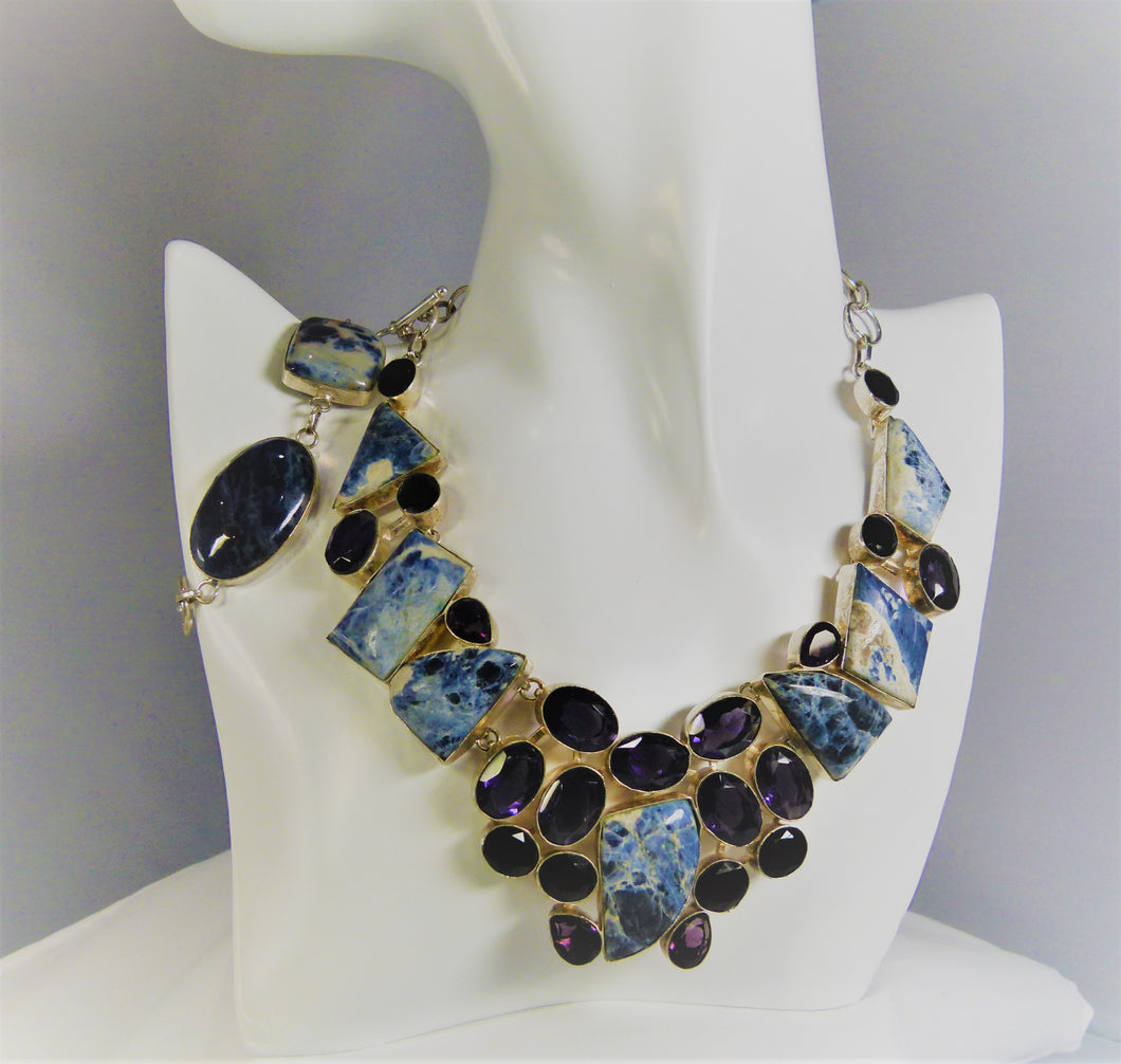 Blue Nile Necklace & Bracelet Set