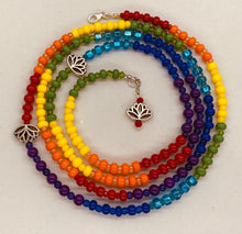 Load image into Gallery viewer, Chakra Colors Handmade West African Waist Beads
