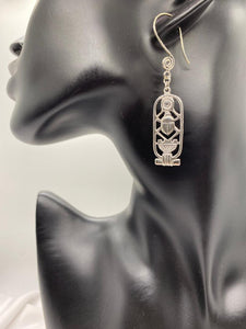 Afrocentric Ethnic Egyptian Scarab Ear Jewelry