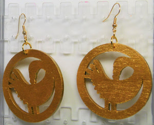 Afrocentric Ethnic Sankofa Return and Get It Ear Jewelry