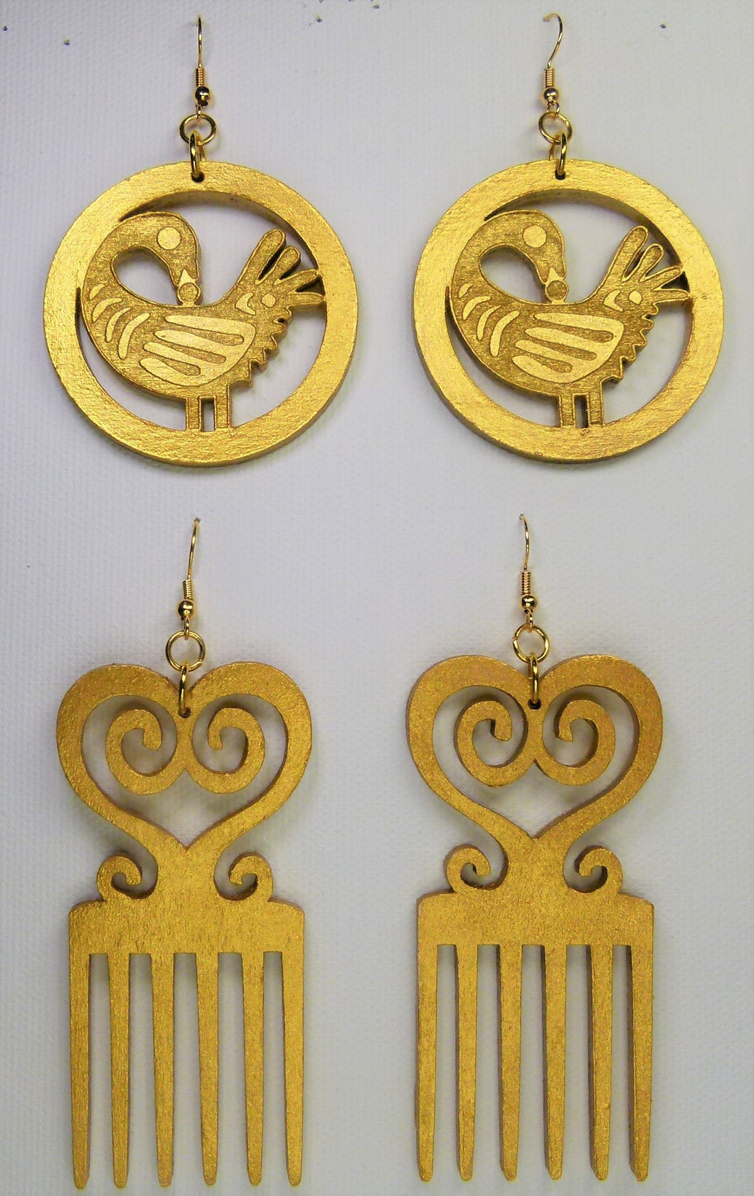 Afrocentric Ethnic Sankofa Return and Get It Ear Jewelry