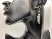 Load image into Gallery viewer, Sterling Silver Dangly Leaf Earrings
