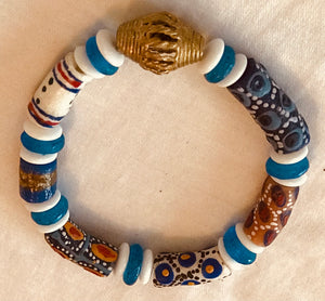 Unisex Krobo Empowerment Bead bracelets